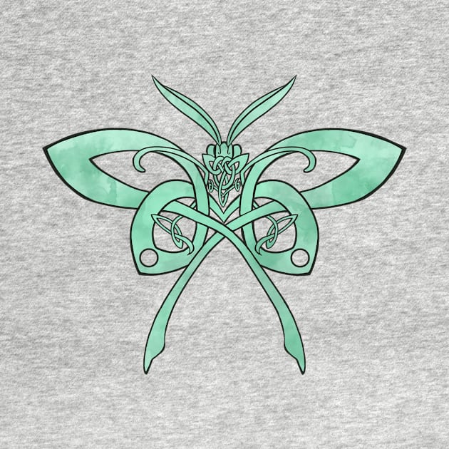 Luna Moth Knot by KaijuCupcakes